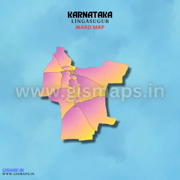 Lingasugur Ward Map (Karnataka)